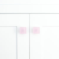 Millennial Pink | Delicate Pink | 1.5" Square Knob