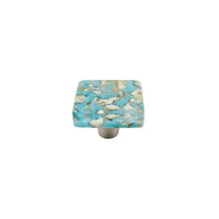 Pebbles | Turquoise | 1.5" Square Knob