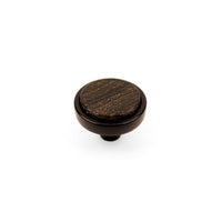 Cove | Gold Dust | Round Knob | Matte Black Finish