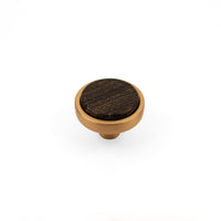 Cove | Gold Dust | Round Knob | Satin Brass Finish