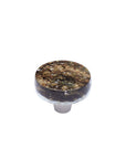 Pearl Black Gold Circle Knob