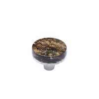 Pearl Black Gold Circle Knob