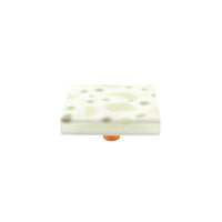 Terrazzo | Tea Green | 2.5" Square Knob