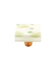 Terrazzo | Tea Green | 1.5" Square Knob