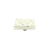 Terrazzo | Tea Green | 2.5" Square Knob