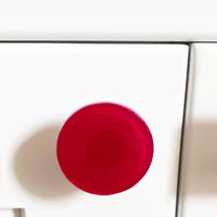 Viva Magenta Glass Knob | 1.5" Round Knob