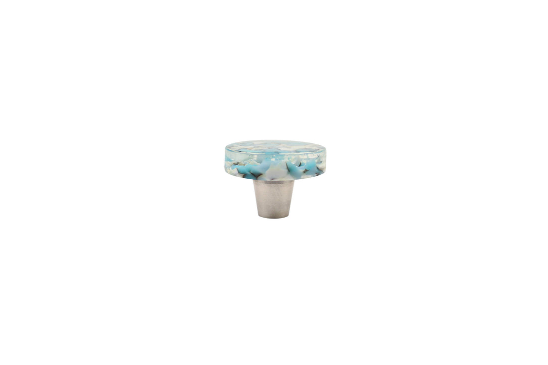 Pebbles | Turquoise | 1.5" Circle Knob