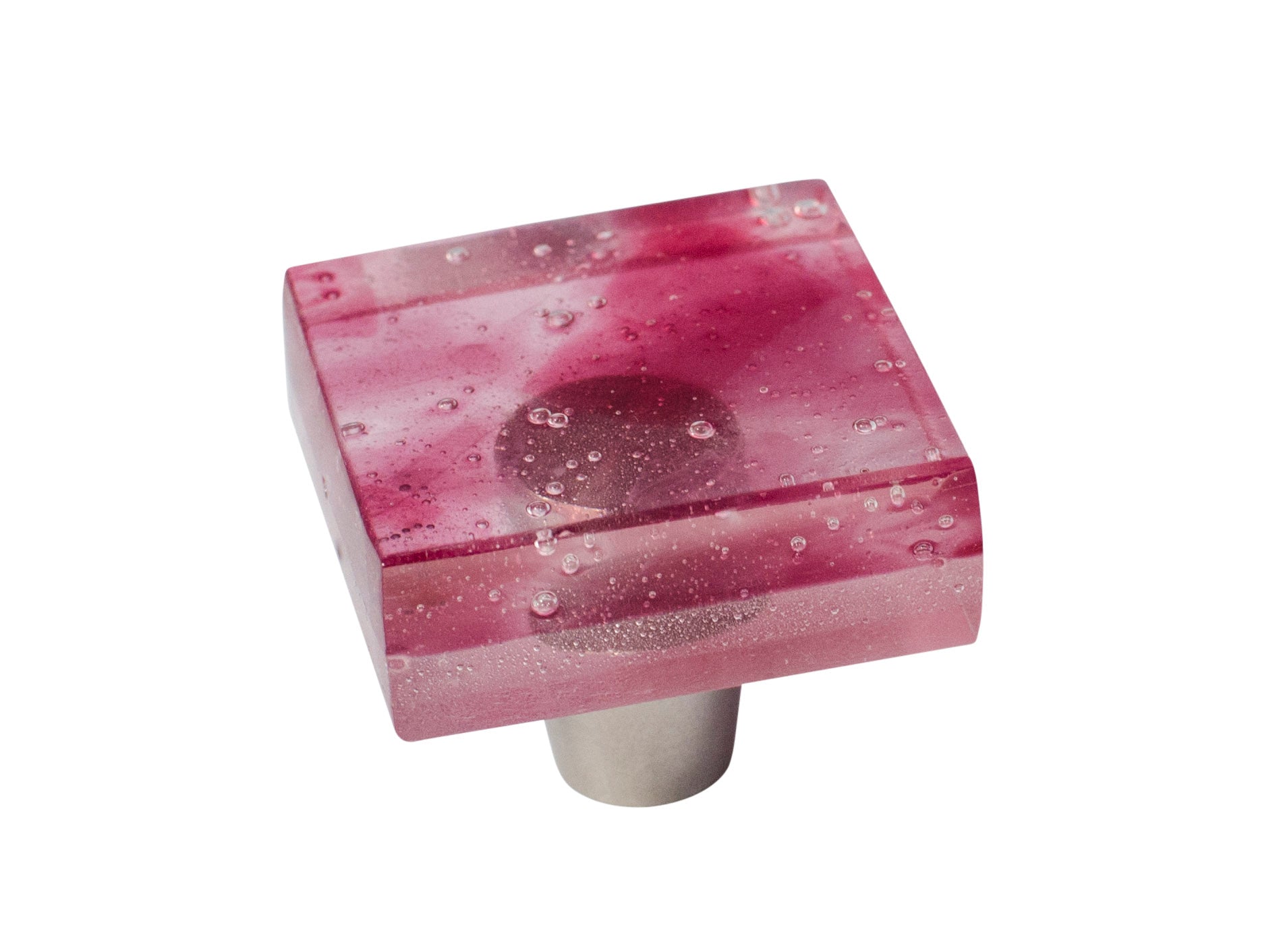 Millennial Pink | Rose Quartz | 1.5" Square Knob