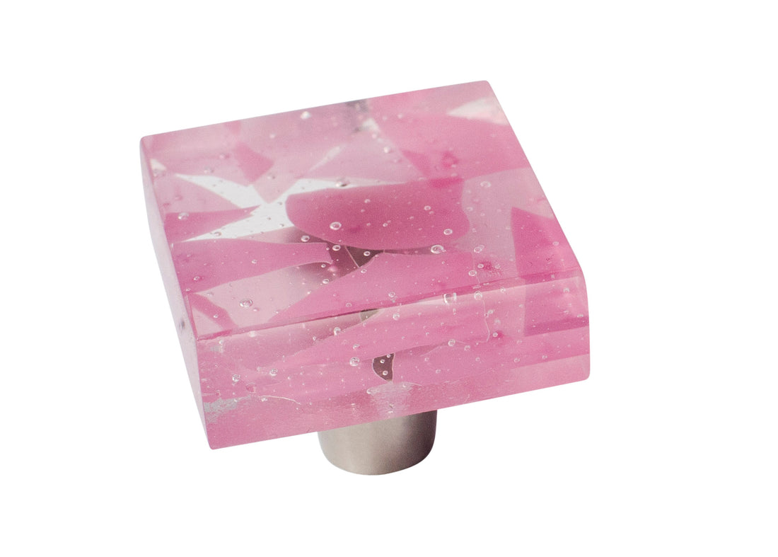 Millennial Pink | Blush Pink | 1.5" Square Knob