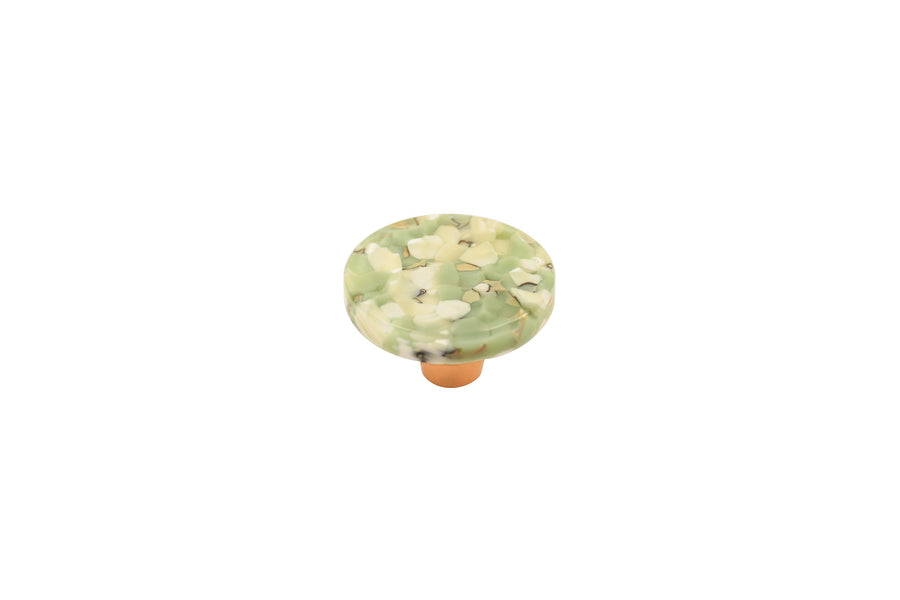Pebble | Pistachio Cream | 1.5" Round Knob