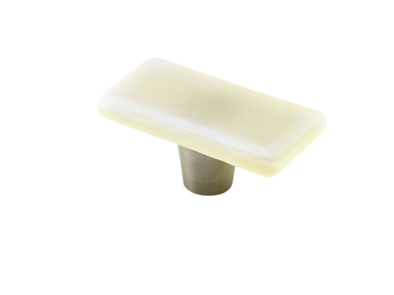 Iridescent | Vanilla Silver | Rectangle Knob