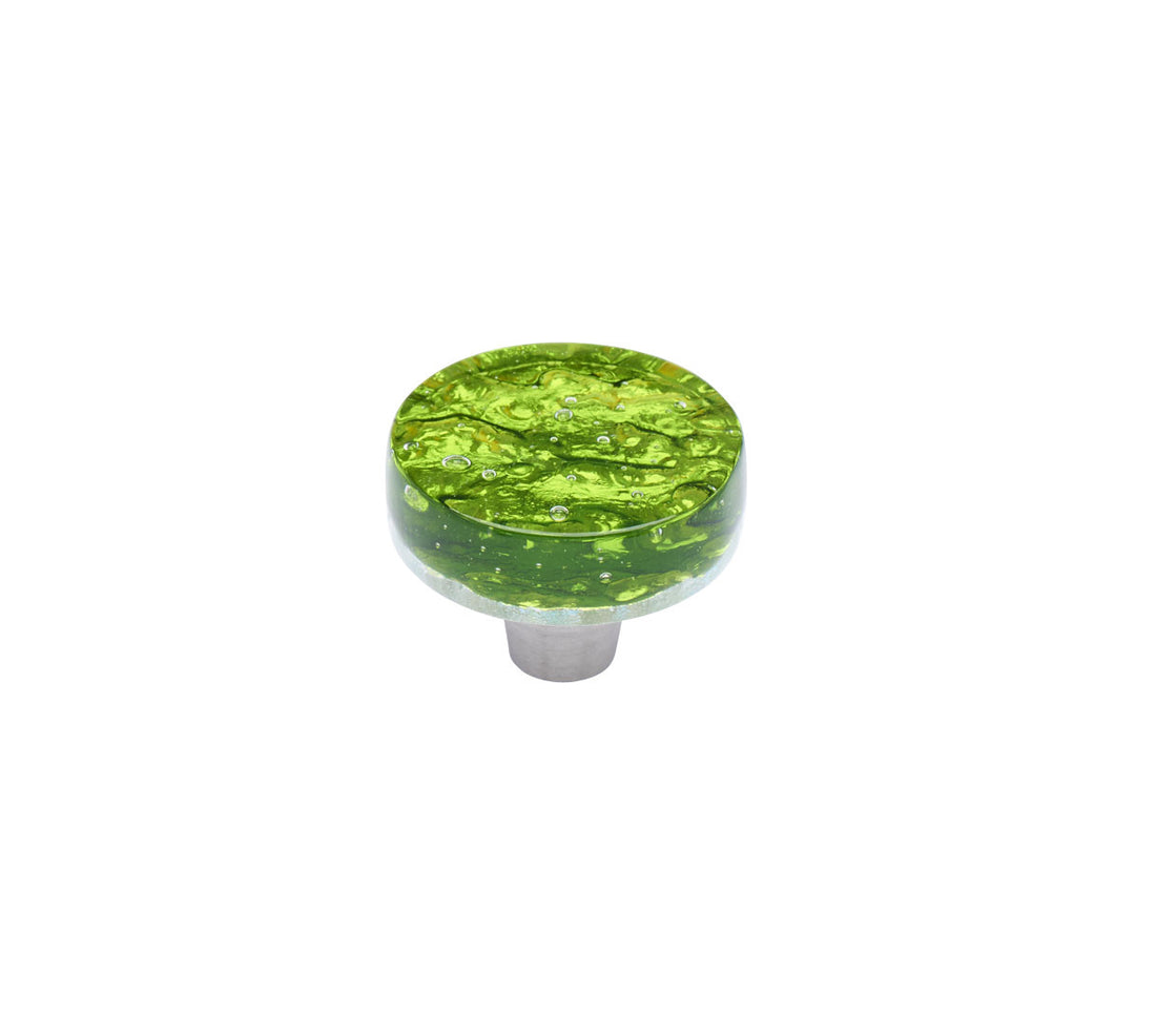 Pearl | Emerald | 1.5" Circle Knob