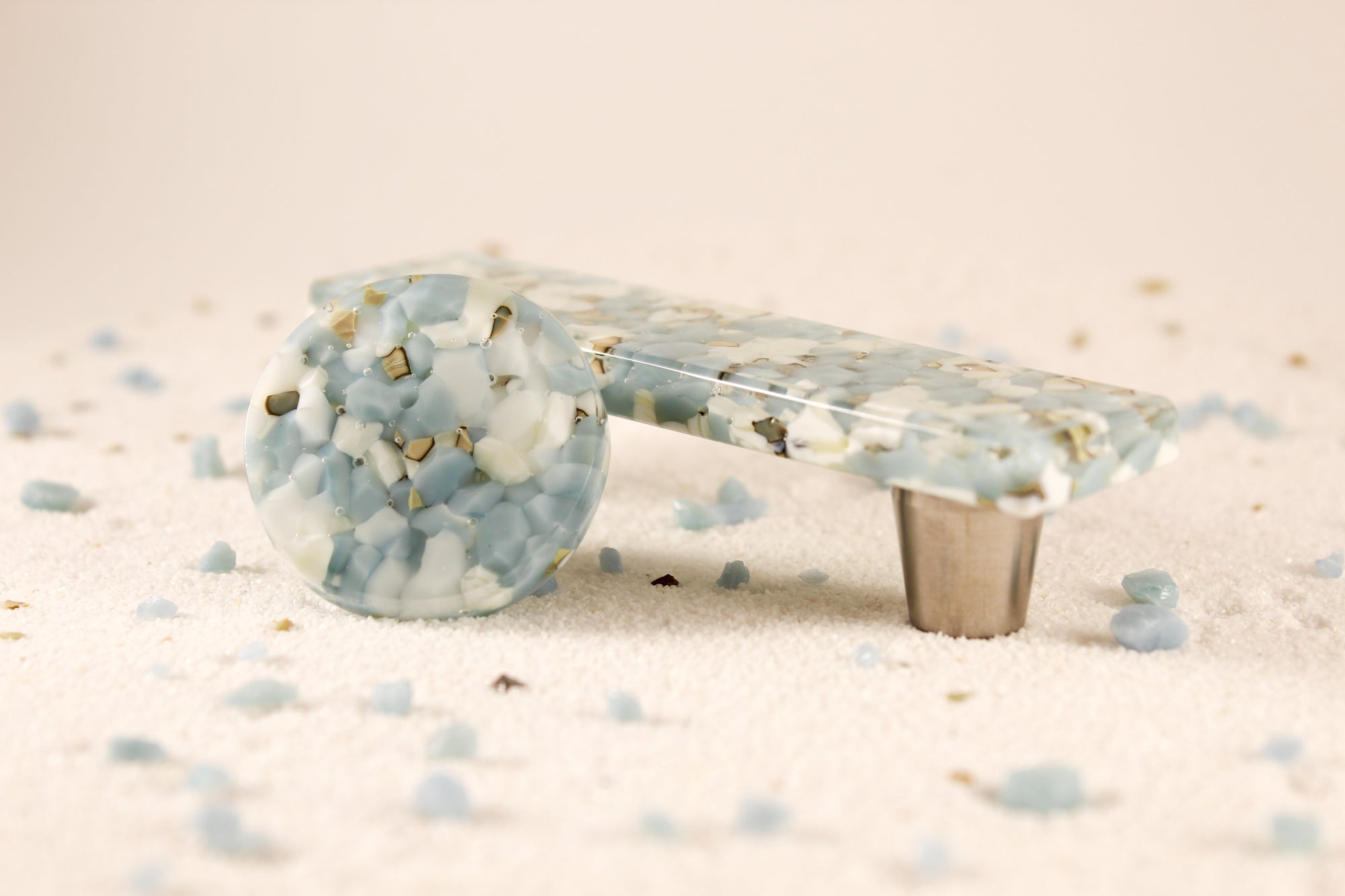 Pebbles | Powder Sand | 3" CC Pull