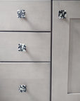 Pebbles | Black Speckle | 1.5" Square Knob